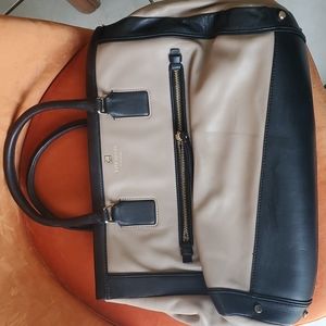 Black and tan Kate Spade handbag